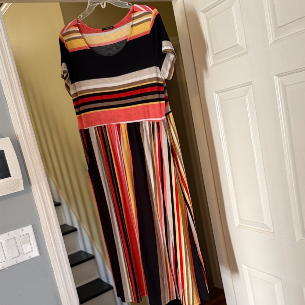 Striped Multicolor Dress